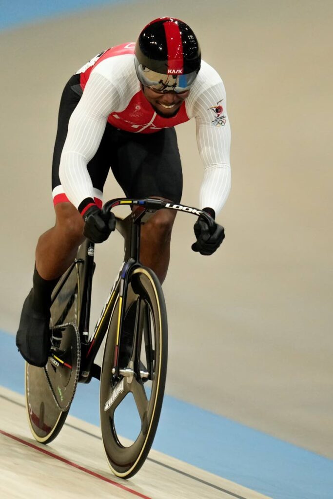 Nicholas Paul of Trinidad And Tobago competes during the men's sprint event, at the Summer Olympics, on August 7, 2024, in Paris, France. - AP PHOTO (Image obtained at newsday.co.tt)