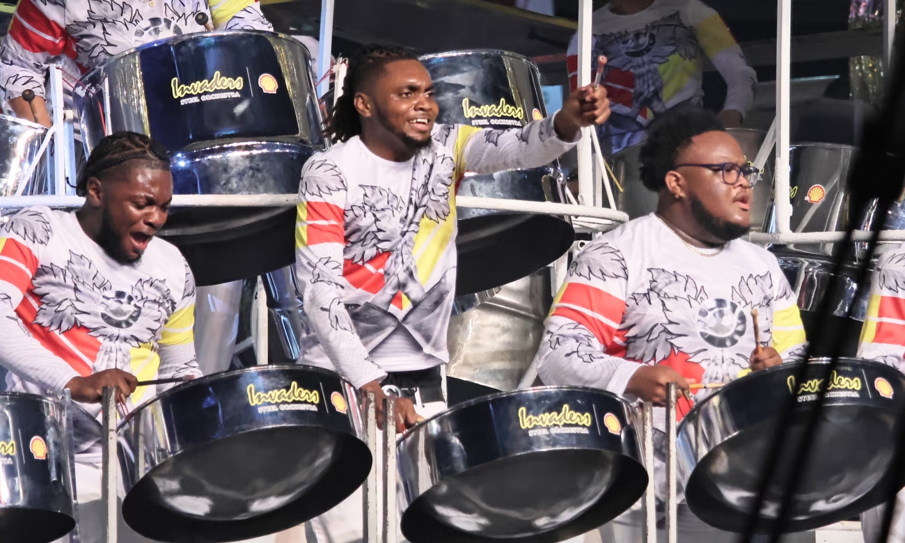 Steel pan bands show out for Trinidad and Tobago’s 2025 carnival festivities. Photograph: The Travelling Photographer (Image obtained at theguardian.com)