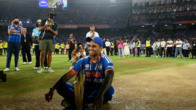 Suryakumar Yadav says the team's next target is Olympic gold in Los Angeles 2028 © AFP (Image obtained at cricbuzz.com)